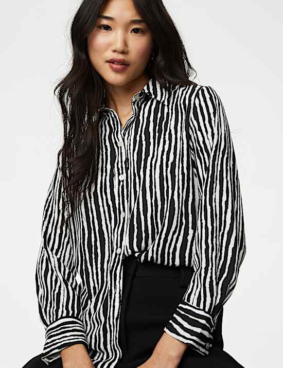 Printed Collared Shirt