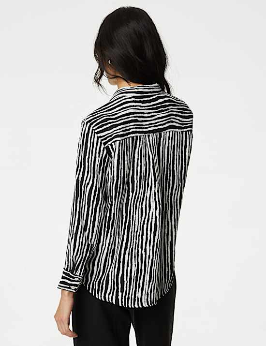 Printed Collared Shirt