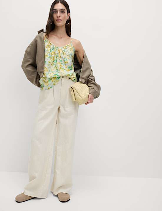 Lyocell Rich Printed Cami Top