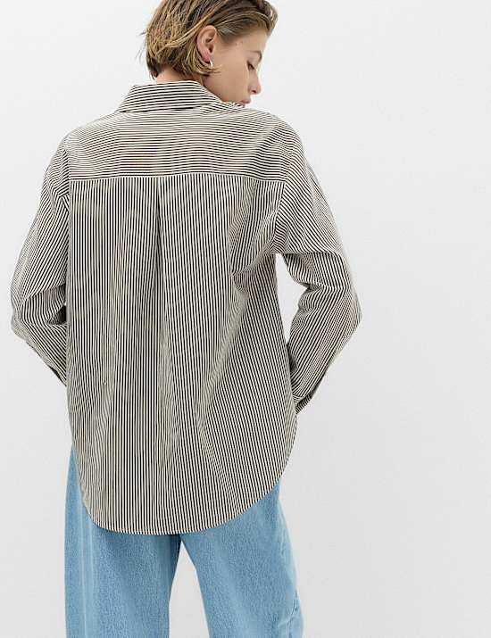 Textured Striped Shirt