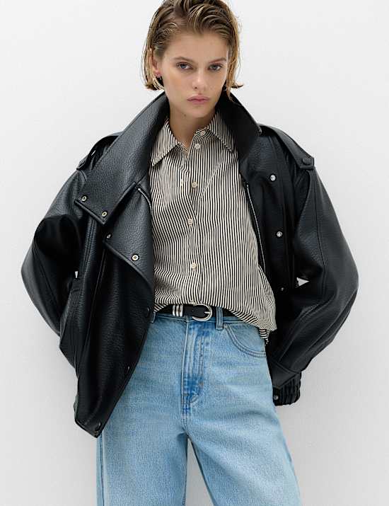 Textured Striped Shirt