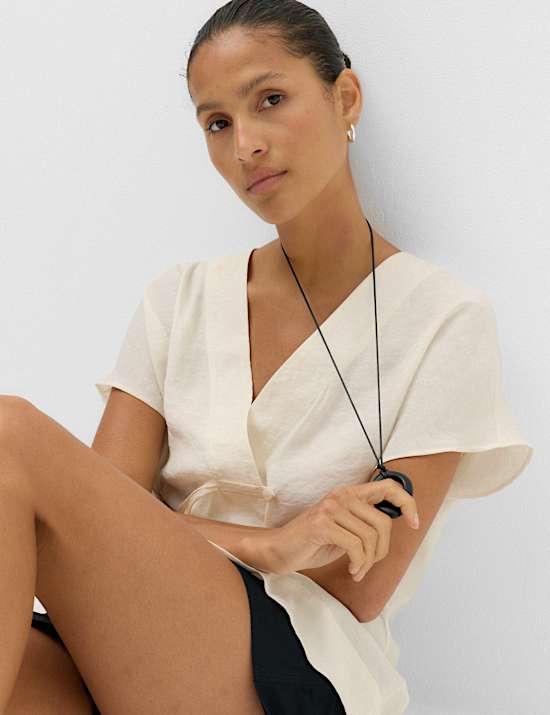Modal Rich Button-Detail Shirt