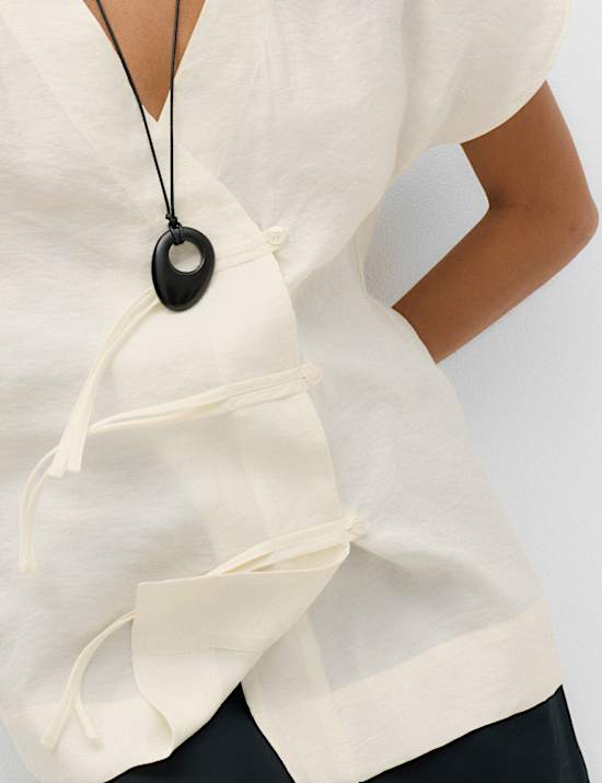 Modal Rich Button-Detail Shirt