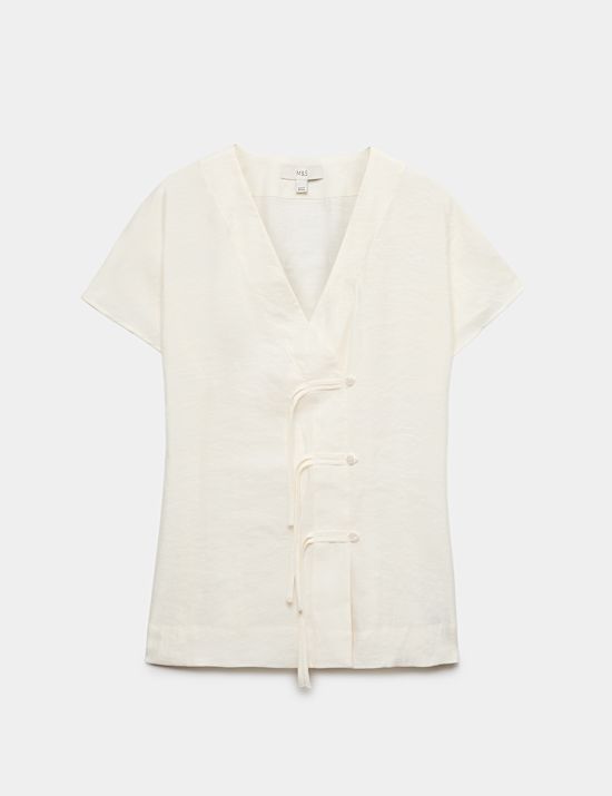 Modal Rich Button-Detail Shirt
