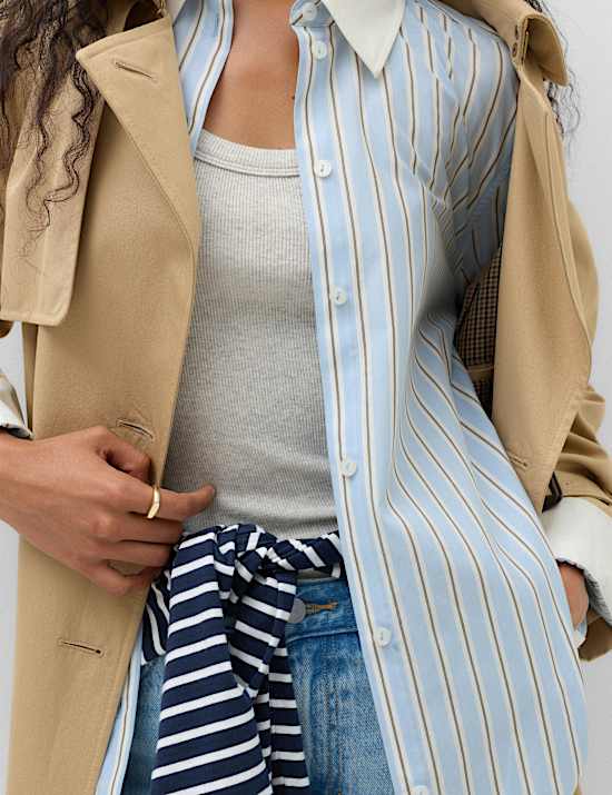 Pure Cotton Striped Shirt