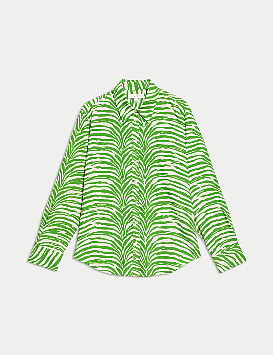 Chemise avec encolure et imprim&eacute;
