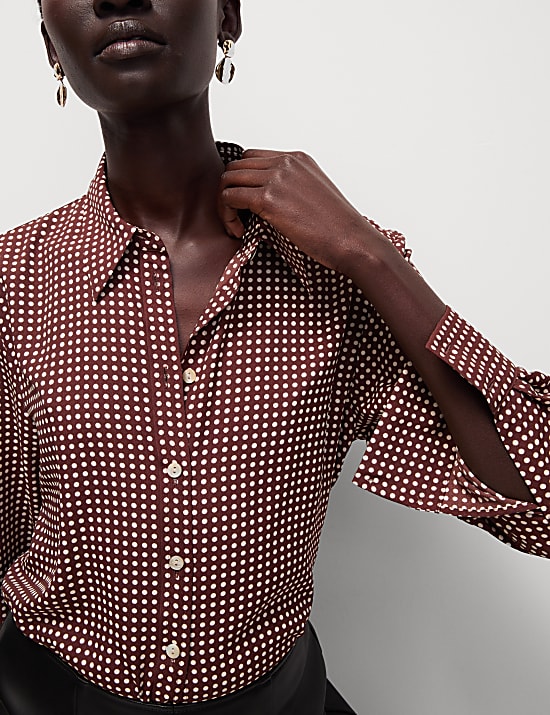Printed Collared Shirt