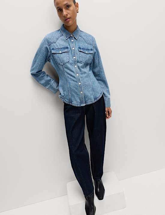 Denim Western Shirt