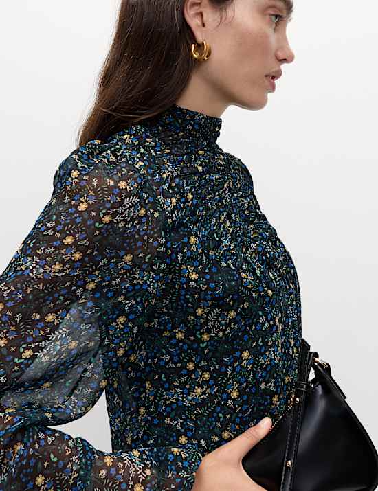 Floral Long Sleeve Blouse