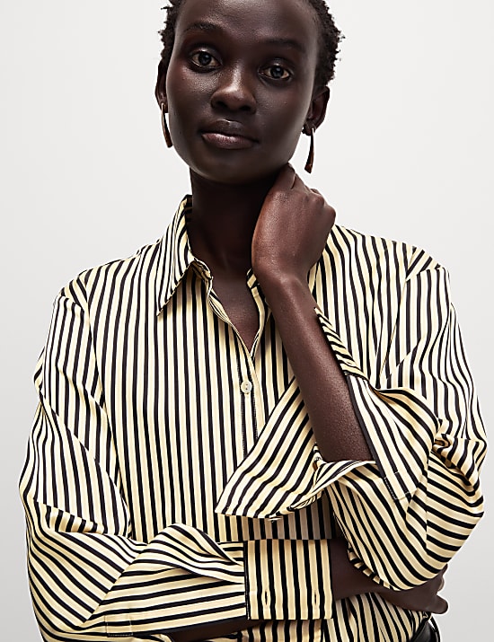 Satin Collared Shirt