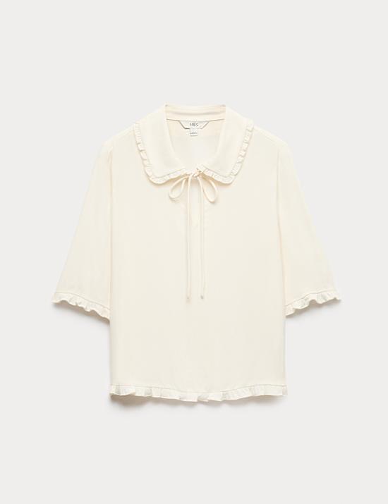 Frill Detail Top