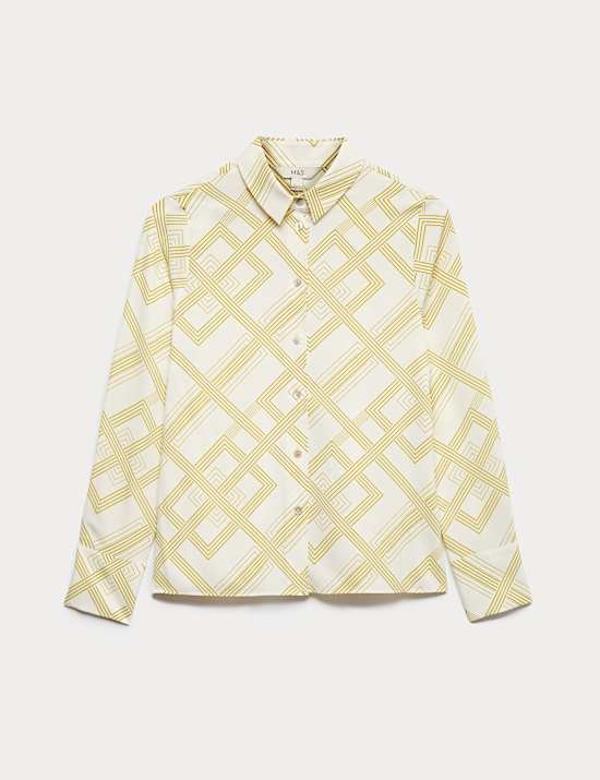 Printed Collared Shirt