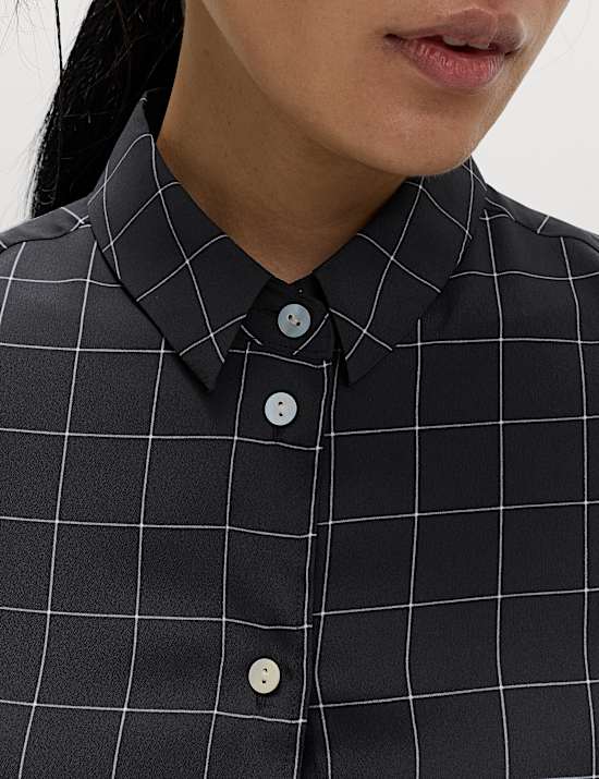 Striped Shirt Collared Shirt