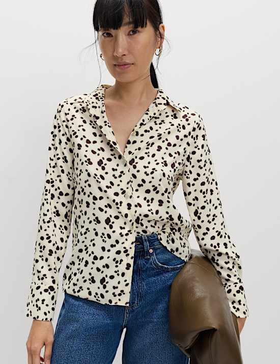 Striped Shirt Collared Shirt