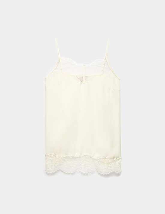 Lace Detail V-Neck Cami Top