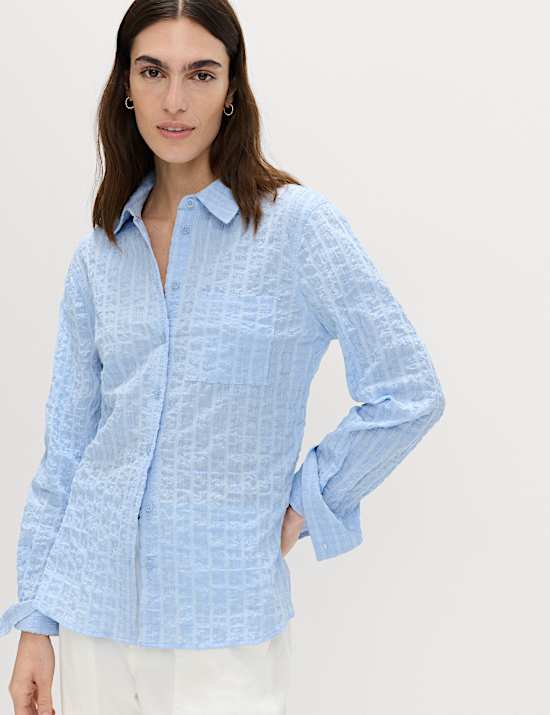 Cotton Rich Textured Shirt