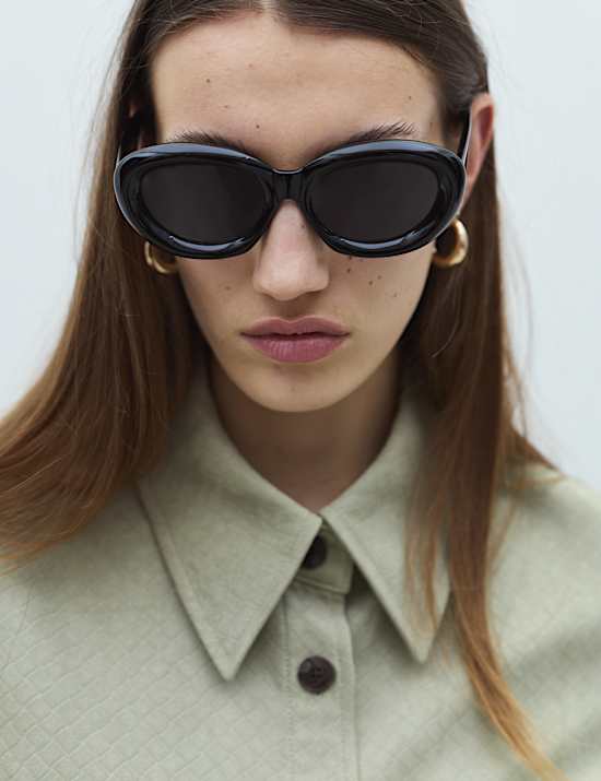 Faux Suede Basket Weave Collared Shirt