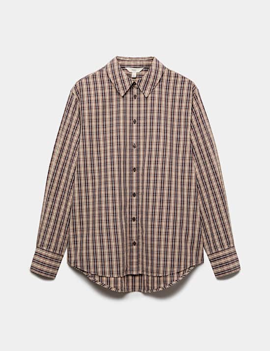 Pure Cotton Checked Shirt