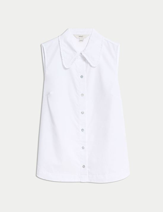 Πουκάμισο με γιακά και λεπτομέρεια με φραμπαλά από 100% βαμβάκι