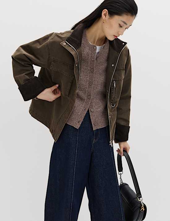 Cotton Rich Utility Jacket