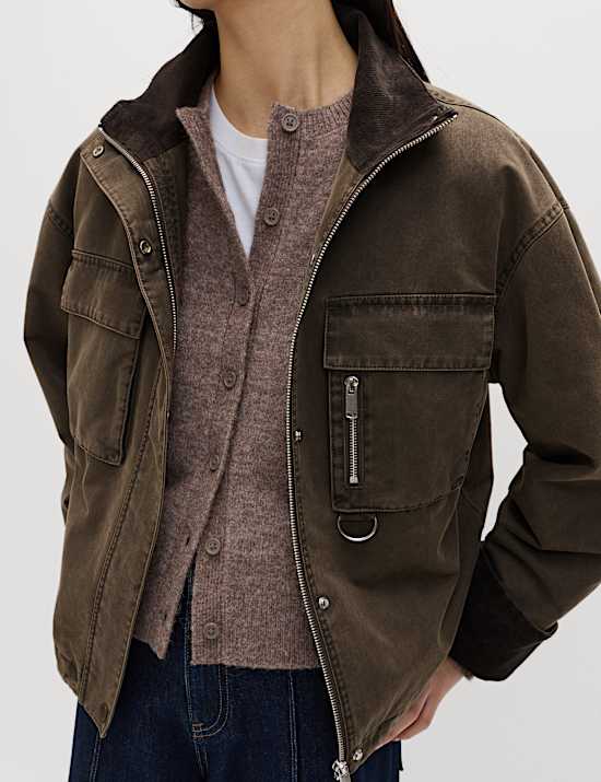 Cotton Rich Utility Jacket