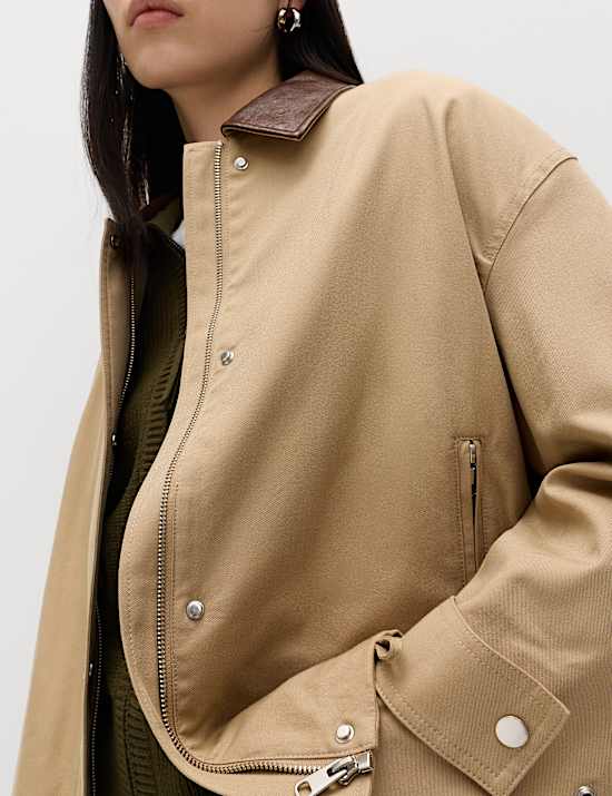 Cotton Rich Bomber Jacket