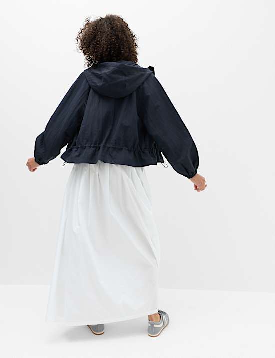 Peplum Parka Jacket