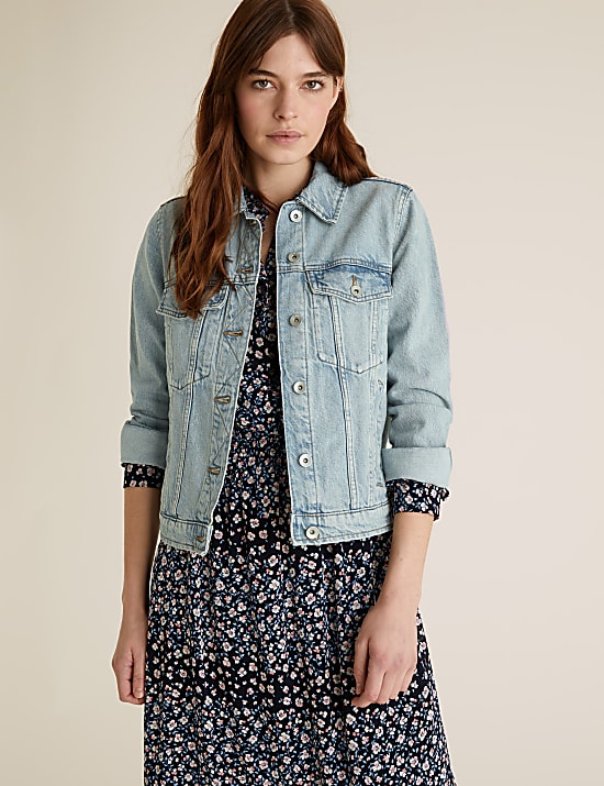 Pure Cotton Denim Jacket