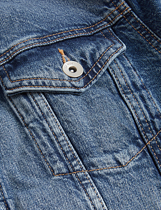 Denim Jacket with Stretch