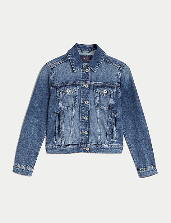 Marks and spencer petite denim jacket sale