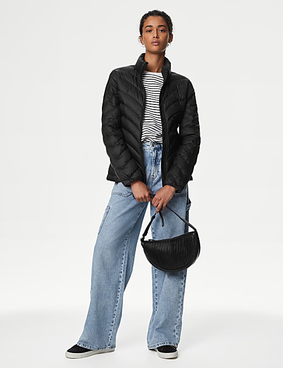 Feather & Down Packaway Puffer Jacket