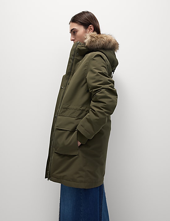 Stormwear™ Ultra Hooded Faux Fur Lined Parka Coat