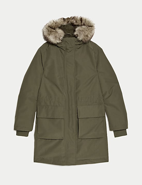 Stormwear™ Ultra Hooded Faux Fur Lined Parka Coat