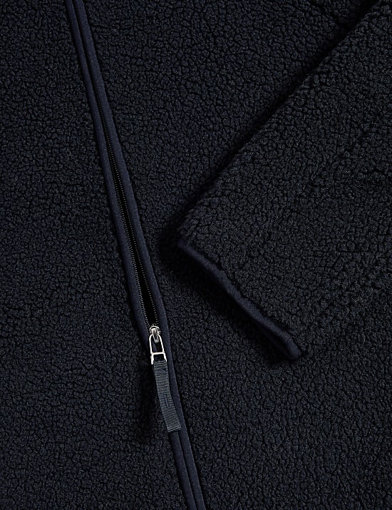 Borg Lightweight Funnel Neck Jacket