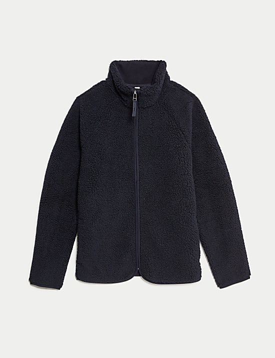 Borg Lightweight Funnel Neck Jacket