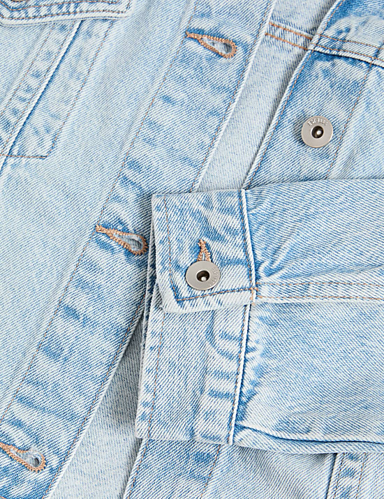 Denim Cropped Jacket