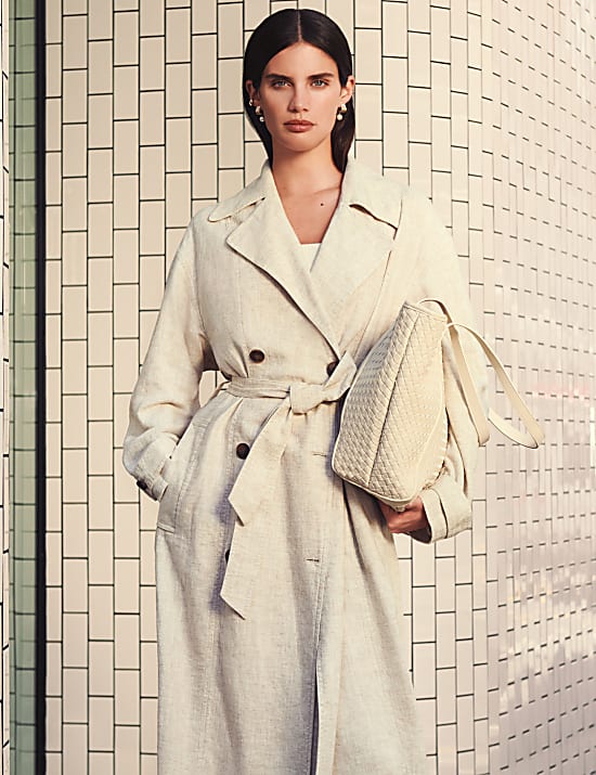 M&s long coat discount