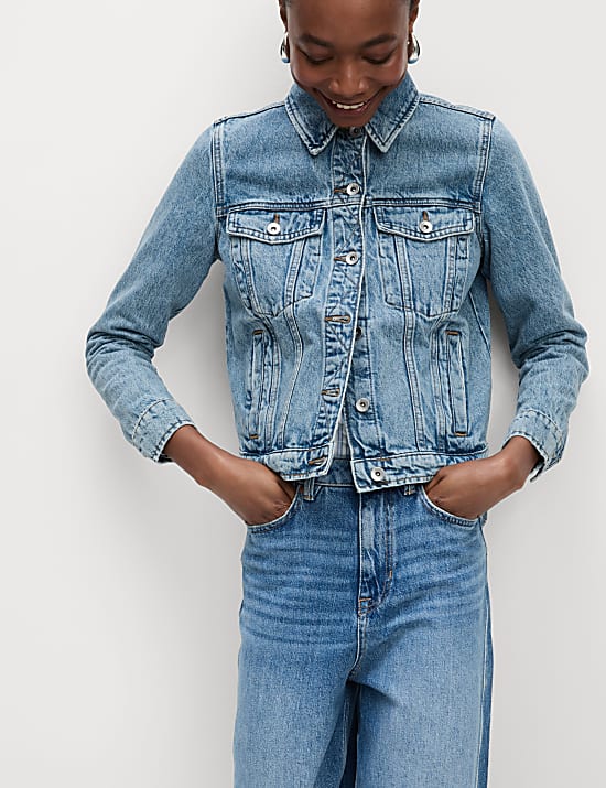 Pure Cotton Denim Jacket