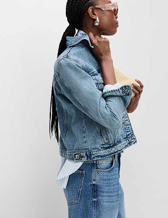 Pure Cotton Denim Jacket