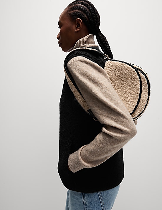 Borg Lightweight Collarless Gilet