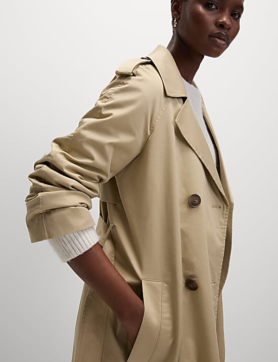 Cotton Rich Longline Trench Coat