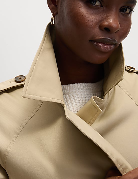 Cotton Rich Longline Trench Coat