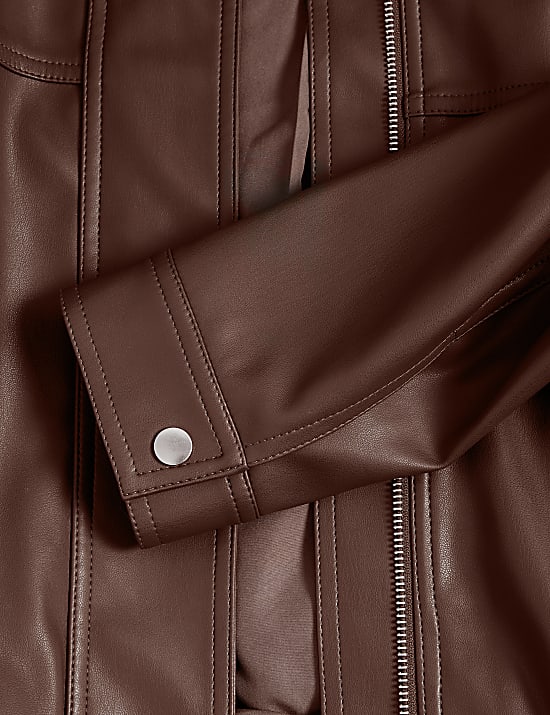 Veste Harrington en similicuir