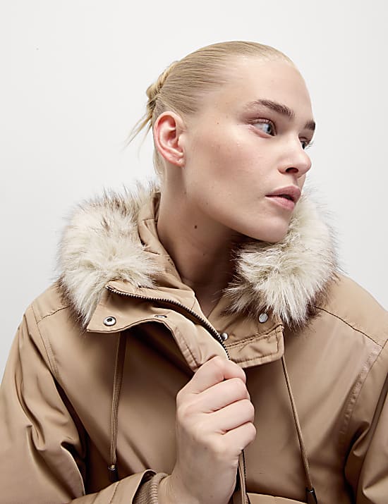 Stormwear&trade; Faux-Fur Hooded Parka Coat