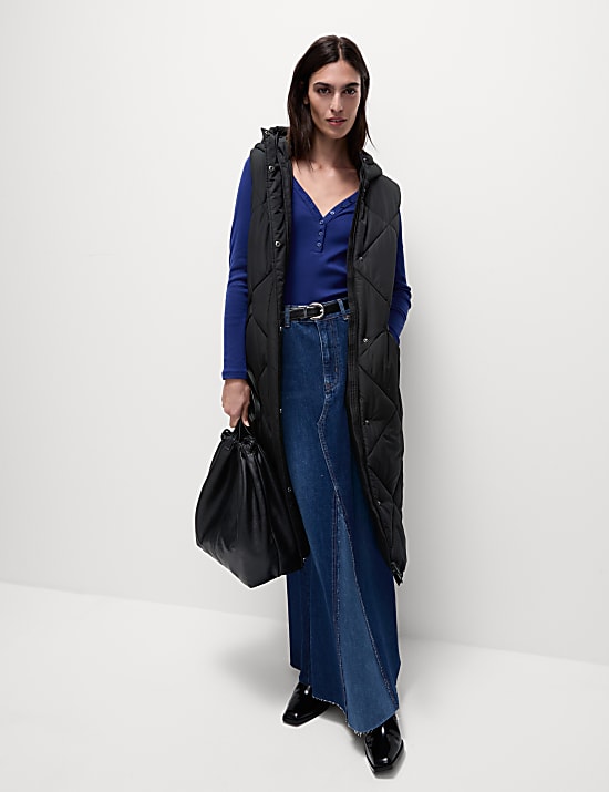 Thermowarmth&trade; Quilted Longline Puffer Gilet