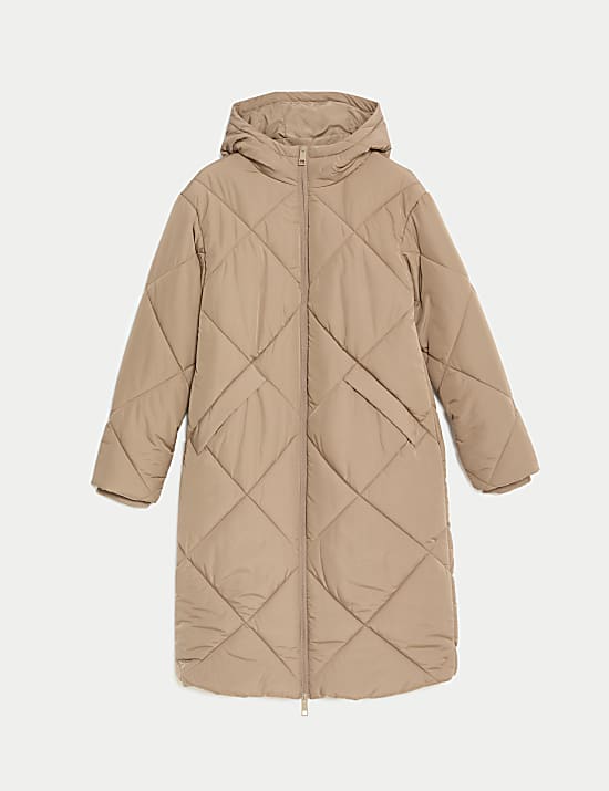 Thermowarmth&trade; Diamond Quilted Padded Coat
