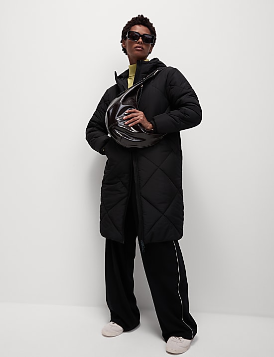 Thermowarmth&trade; Diamond Quilted Padded Coat