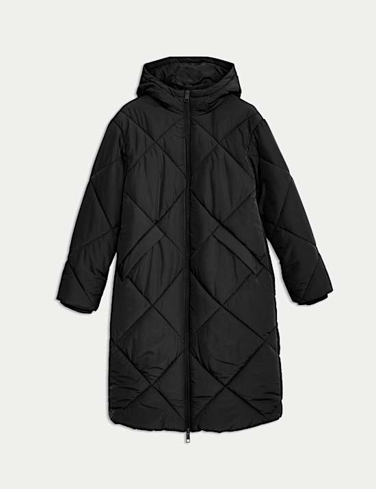 Thermowarmth&trade; Diamond Quilted Padded Coat