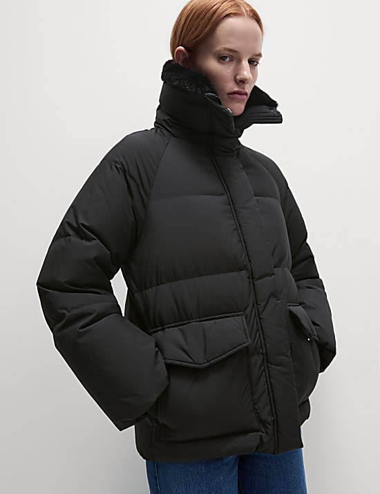 Feather & Down Puffer Jacket