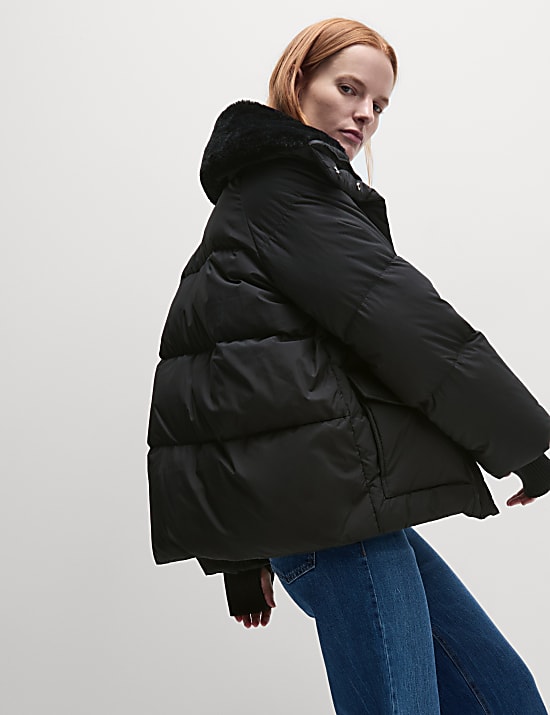Feather & Down Puffer Jacket